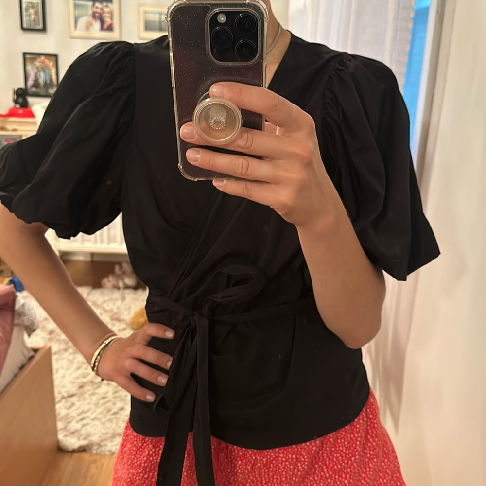 Wrap blouse
